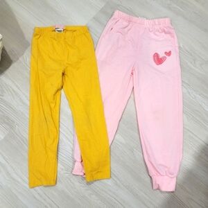 ♥️5 For $25 Bundle of 2 Girls Leggings and Jogger size 6-7